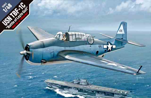 アカデミー 1/48  TBF-1C アベンジャー  レイテ沖海戦 プラモデル 12340の画像