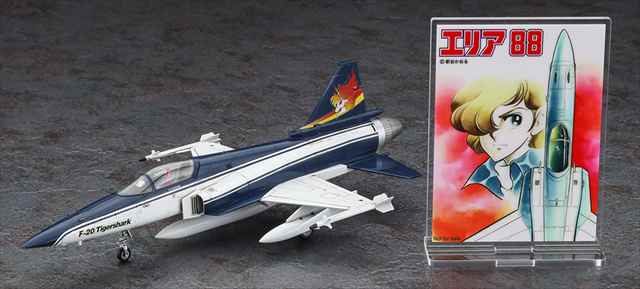 ハセガワ 1/72 「エリア88」F-20 タイガーシャーク 風間 真 プラモデル 64818の画像