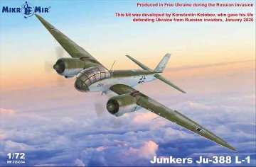 ミクロミル 1/72 ユンカース Ju-388 L-1 偵察機 プラモデル MKR72-034の画像