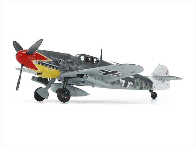タミヤ 1/48 メッサーシュミット Bf109 G-6 後期生産型 プラモデル 61128の画像