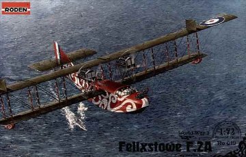  ローデン 1/72 英・フェリックストゥ F.2A 飛行艇前期型　WW-Ⅰ プラモデル RO019の画像