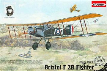 ローデン 1/48 英・ブリストルF.2B 複座戦闘機 プラモデル RO425の画像
