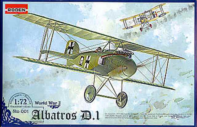 ローデン 1/72 ドイツ空軍 アルバトロスD.I 戦闘機 プラモデル RO001の画像