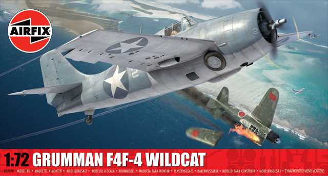 エアフィックス 1/72 グラマン F4F-4 ワイルドキャット プラモデル AX02070の画像