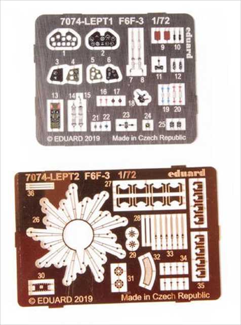 エデュアルド 1/72 F6F-3 プロフィパック プラモデル ED7074の画像