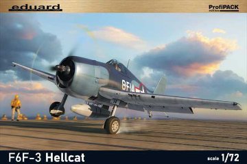 エデュアルド 1/72 F6F-3 プロフィパック プラモデル ED7074の画像