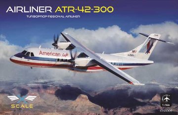 Xスケール 1/144 ATR-42-300ターボプロップ旅客機 プラモデル XSM144009の画像
