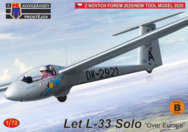 KPモデル 1/72 Let L-33 ソロ 欧州上空 グライダー プラモデル KP0498の画像