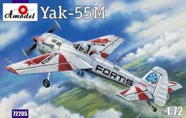 Aモデル 1/72 Yak-55M フォルティス アクロチーム プラモデル AM72205の画像