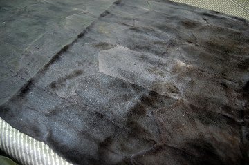 刈毛マスクラットプレート　ダークブラウンの画像