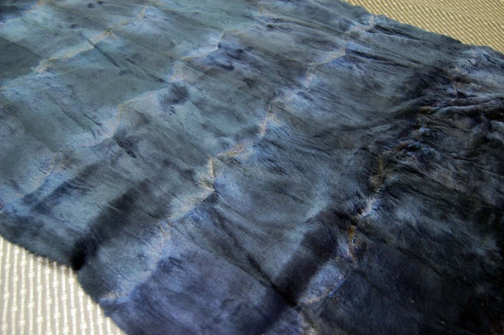 刈毛マスクラットプレート　ネイビーの画像