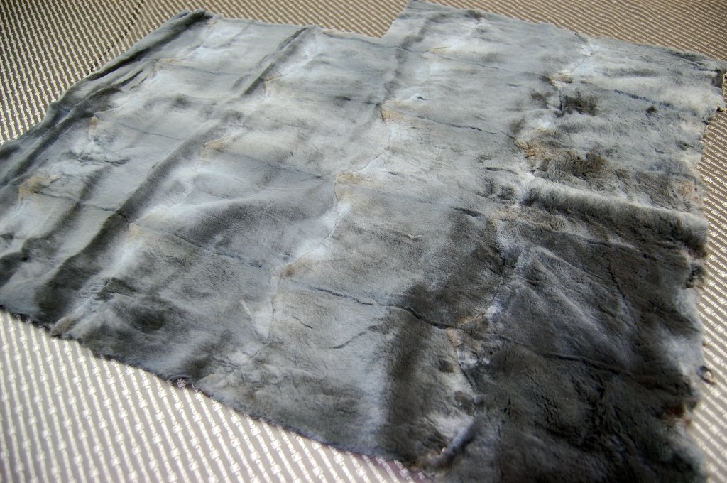 刈毛マスクラットパーツ　グレーの画像