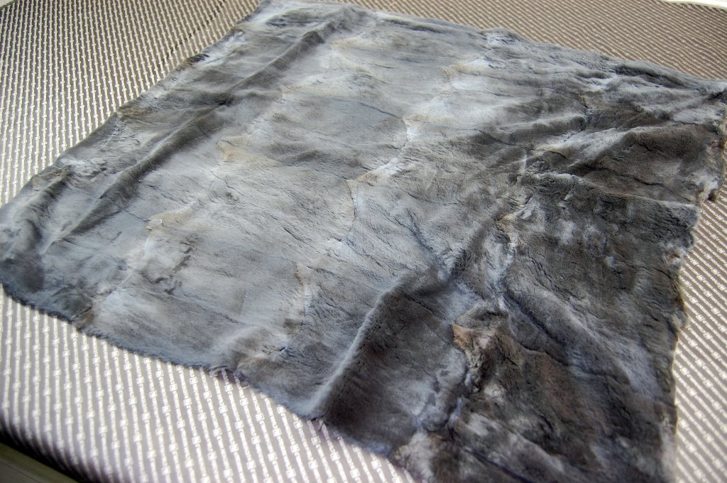 刈毛マスクラットパーツ　グレーの画像