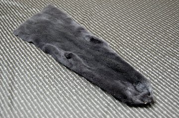 プラックトミンク原反　ダークグレーの画像