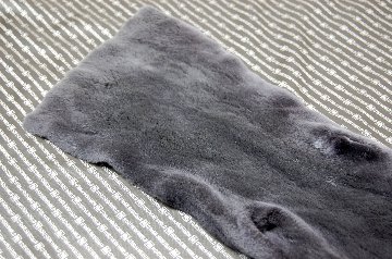 プラックトミンク原反　ダークグレーの画像