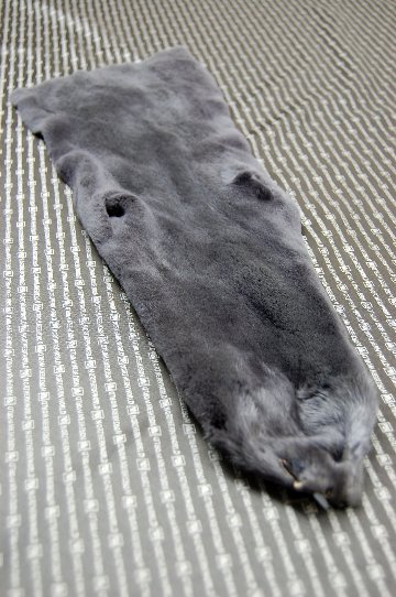 プラックトミンク原反　ダークグレーの画像