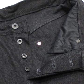 鬼デニム20oz シークレットブラック×ブラックデニム｢622ZR｣の画像