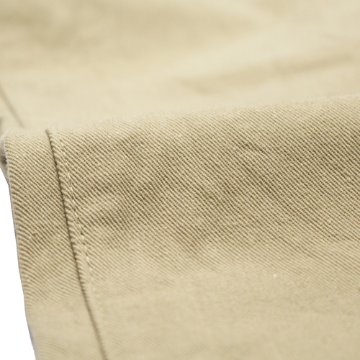 鬼デニム8ozセルビッジチノ5ポケットパンツ(カーキベージュ)の画像