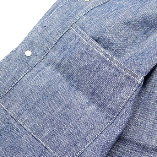 鬼デニム13ozスーパーヘビーシャンブレーカバーオール｢03501-SHVCH｣の画像