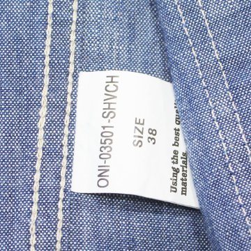 鬼デニム13ozスーパーヘビーシャンブレーカバーオール｢03501-SHVCH｣の画像