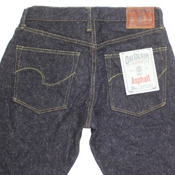 鬼デニム20ozアスファルトデニムジーンズ「288asphalt」の画像