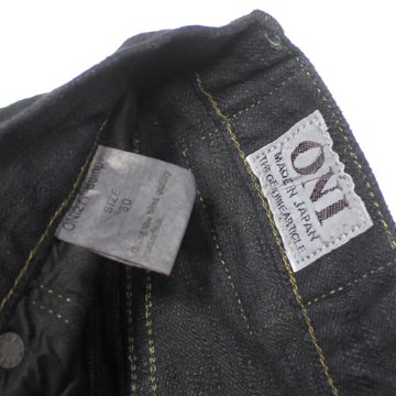 鬼デニム17ozバンピーデニムジーンズ(黒)「277BUMPY-BLK」の画像