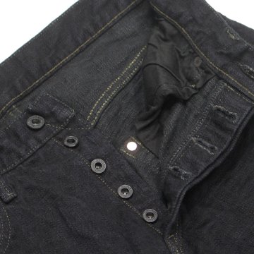 鬼デニム17ozバンピーデニムジーンズ(黒)「277BUMPY-BLK」の画像