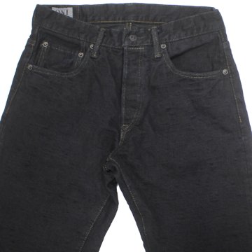 鬼デニム17ozバンピーデニムジーンズ(黒)「277BUMPY-BLK」の画像