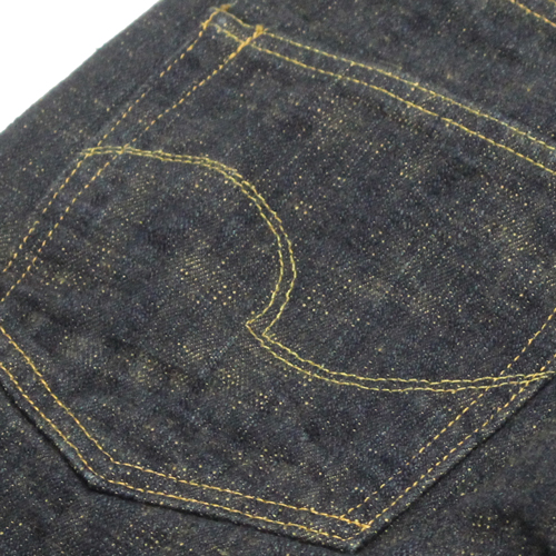 鬼デニム17ozバンピーデニムジーンズ(黄土)「277BUMPY-ODO」の画像