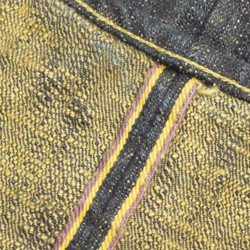 鬼デニム17ozバンピーデニムジーンズ(黄土)「277BUMPY-ODO」の画像