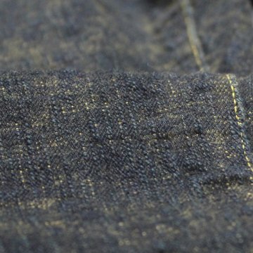 鬼デニム17ozバンピーデニムジーンズ(黄土)「277BUMPY-ODO」の画像