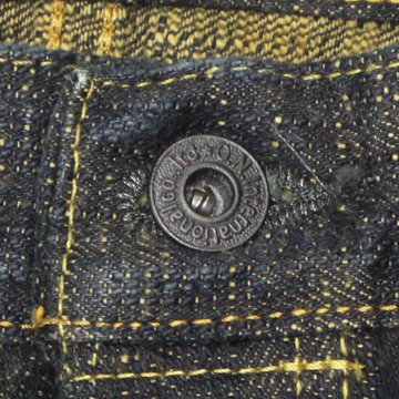 鬼デニム17ozバンピーデニムジーンズ(黄土)「277BUMPY-ODO」の画像