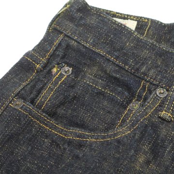 鬼デニム17ozバンピーデニムジーンズ(黄土)「277BUMPY-ODO」の画像