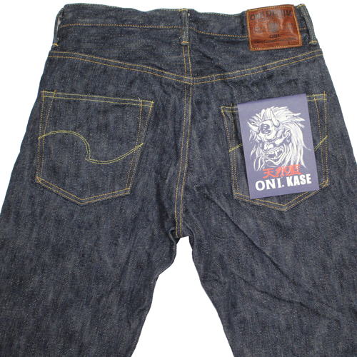 鬼デニム16oz天然藍鬼枷デニムジーンズ(レギュラーストレート)「270-鬼KASE」の画像