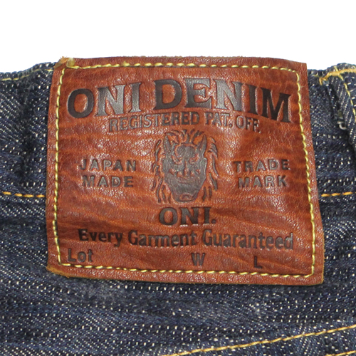 鬼デニム16oz天然藍鬼枷デニムジーンズ(レギュラーストレート)「270-鬼KASE」の画像