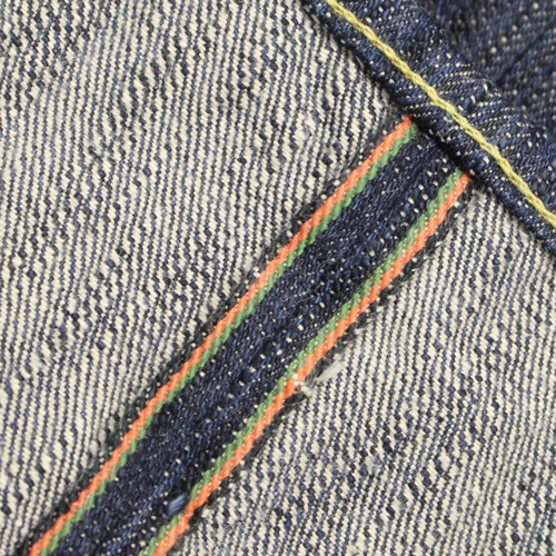 鬼デニム16oz天然藍鬼枷デニムジーンズ(ワイドストレート)「200-鬼KASE」の画像