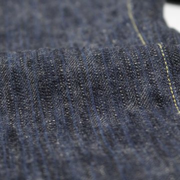 鬼デニム16oz天然藍鬼枷デニムジーンズ(ワイドストレート)「200-鬼KASE」の画像