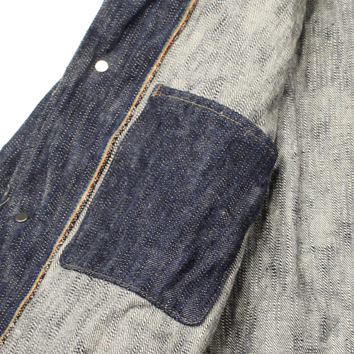 鬼デニム16oz天然藍鬼枷デニムカバーオール｢03502-鬼KASE｣の画像