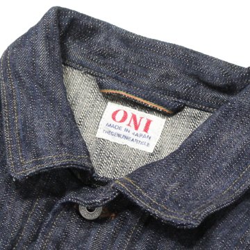 鬼デニム16oz天然藍鬼枷デニムカバーオール｢03502-鬼KASE｣の画像