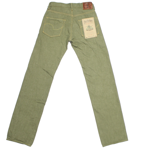 鬼デニム18ozオリーブデニムジーンズ「270-OLD18」の画像