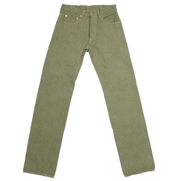 鬼デニム18ozオリーブデニムジーンズ「270-OLD18」の画像