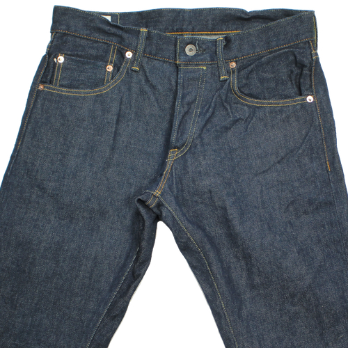 鬼デニム14.5oz石川台ストレッチデニムリラックステーパードジーンズ｢121S｣の画像