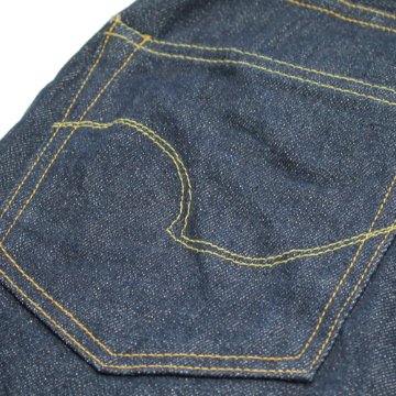鬼デニム14.5oz石川台ストレッチデニムリラックステーパードジーンズ｢121S｣の画像