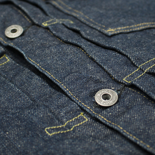 鬼デニム15oz石川台1stタイプデニムジャケット｢01507L-Ishikawadai｣の画像