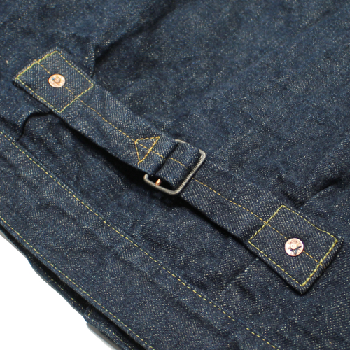 鬼デニム15oz石川台1stタイプデニムジャケット｢01507L-Ishikawadai｣の画像
