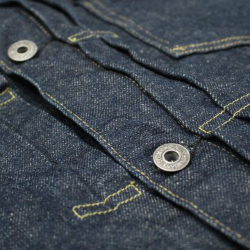 鬼デニム15oz石川台1stタイプデニムジャケット｢01507L-Ishikawadai｣の画像