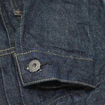 鬼デニム15oz石川台1stタイプデニムジャケット｢01507L-Ishikawadai｣の画像