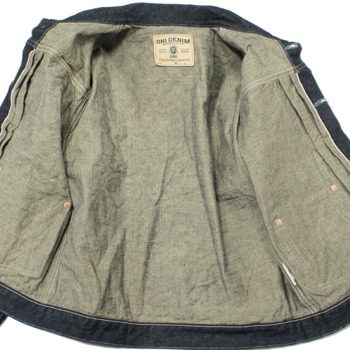 鬼デニム15oz石川台オールドデザインデニムジャケット｢03517-Ishikawadai｣の画像