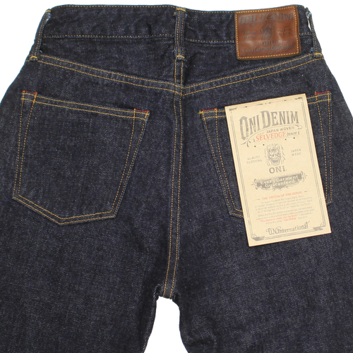 鬼デニム14ozレディースジーンズの画像