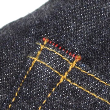 鬼デニム14ozレディースジーンズの画像